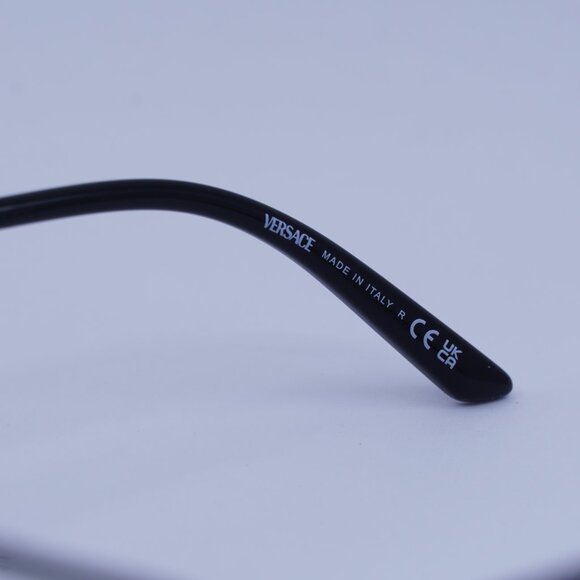 Versace VE1295 1433 Eyeglasses Matte Black 57mm Rectangle Frame - Picture 7 of 10